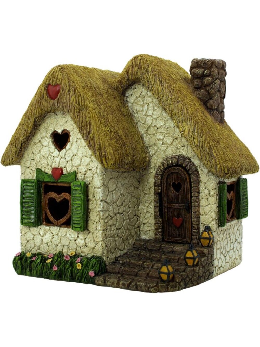 Charming 7-Inch Fairy House with Opening Door – Miniature Outdoor Garden Décor